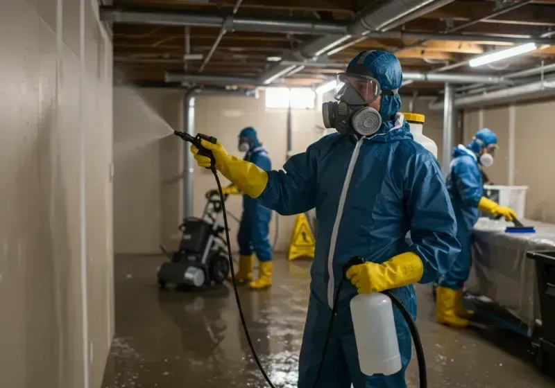 Basement Sanitization and Antimicrobial Treatment process in Fort Belvoir, VA